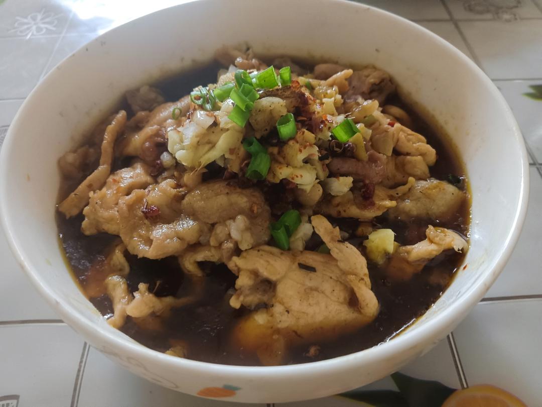 香而不辣的水煮肉片