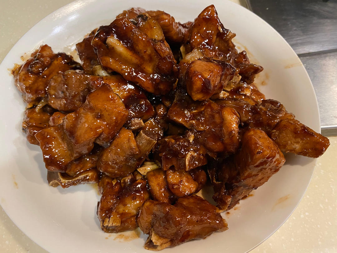 糖醋排骨/糖醋小排（不放油）（12345口诀做出正宗上海本帮）