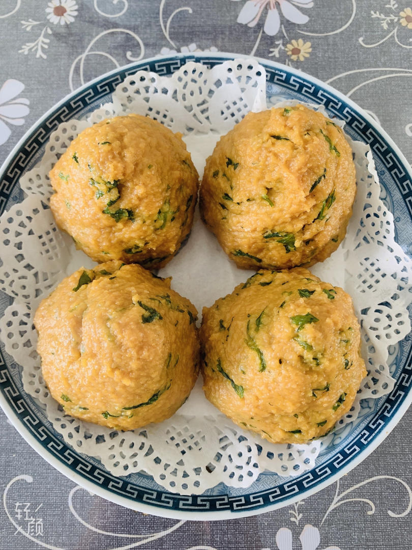 堂妈小厨——玉米菜窝头