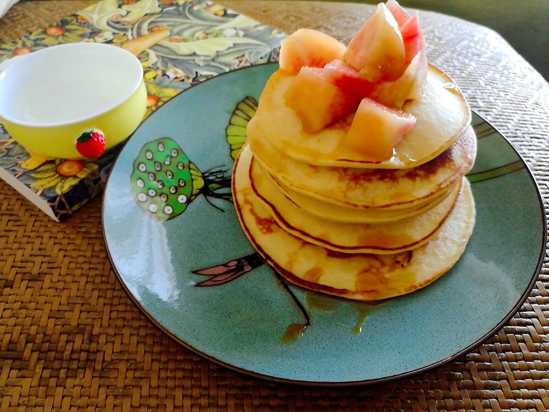 英式蜂蜜草莓松饼Pancake