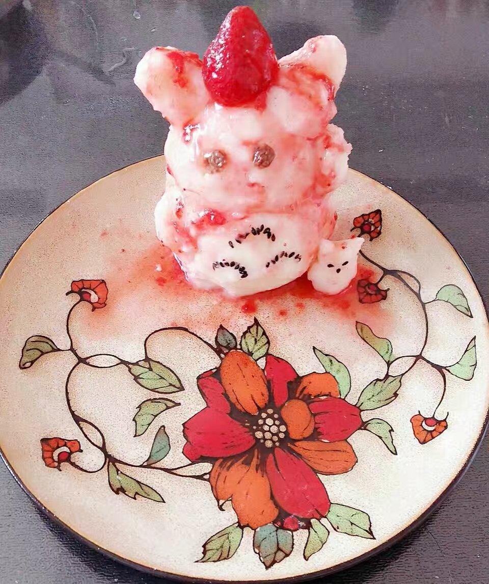 蓝莓山药泥
