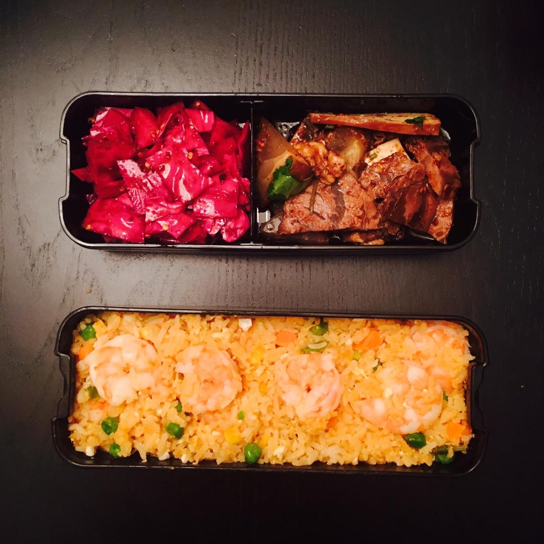 【耳光炒饭 & 烤茄子】
