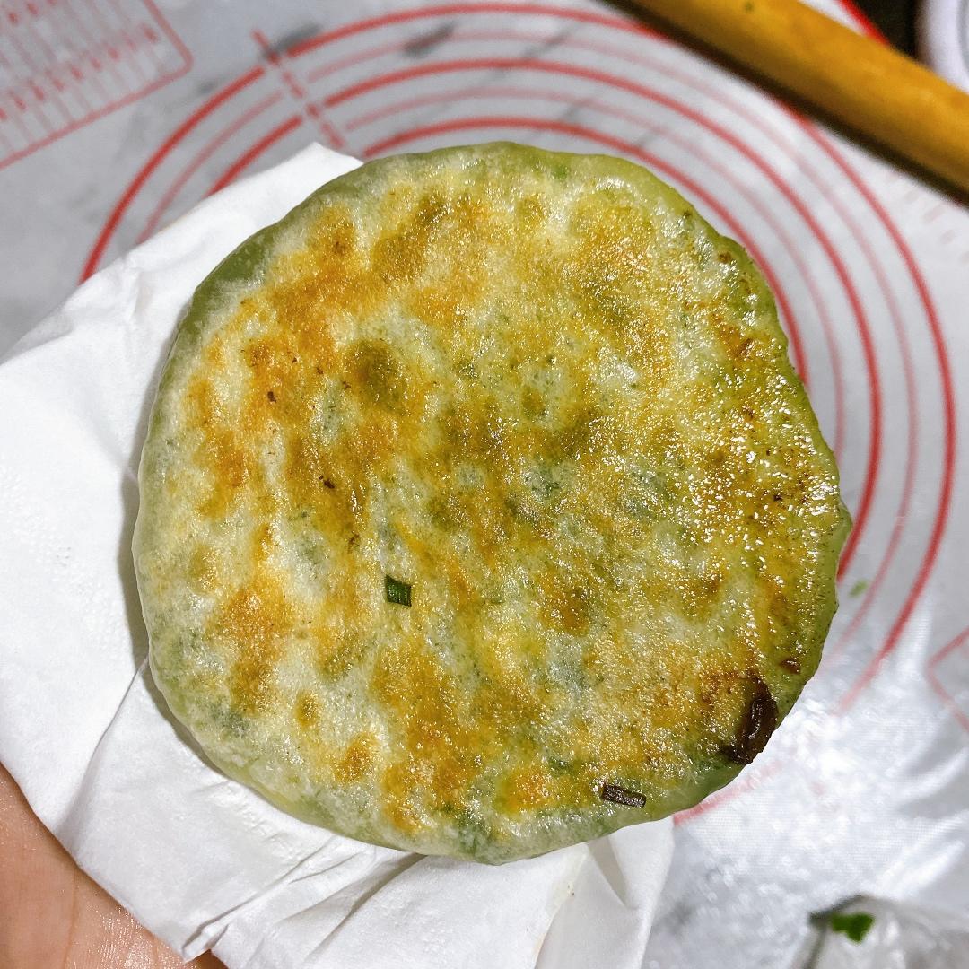 皮薄如纸的韭菜馅饼|免揉面法
