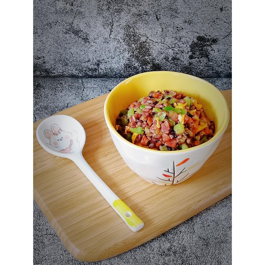 丝瓜腊肠炒米饭🍚