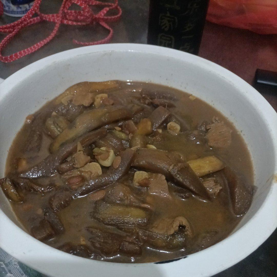 少油版茄子炒肉