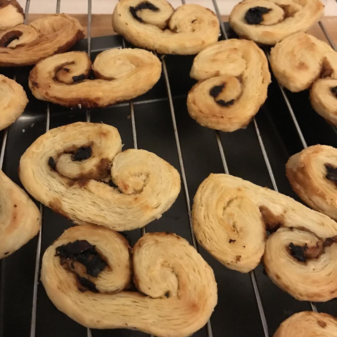 基础千层酥皮做法--附果酱酥、风车酥、蝴蝶酥和羊角酥整形