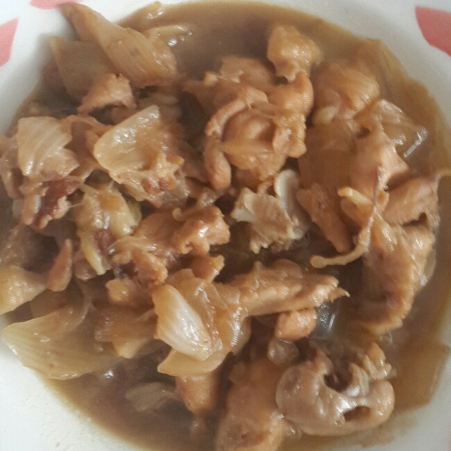 洋葱鸡腿