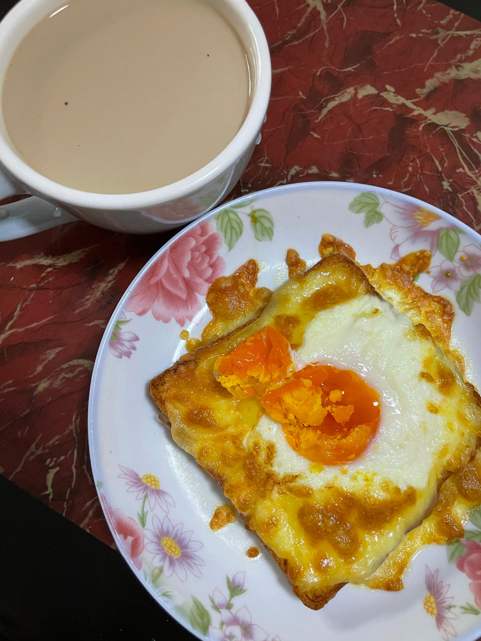 🍞🍳马苏里拉芝士蛋烤土司（完美周末早午餐2）
