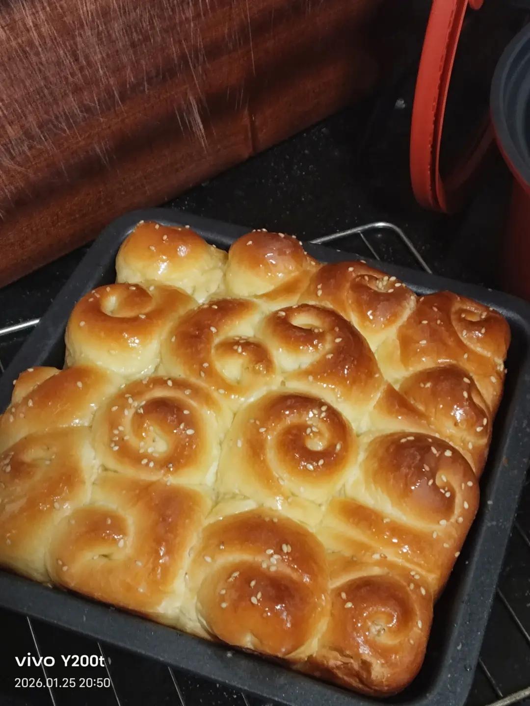 脆底蜂蜜小面包