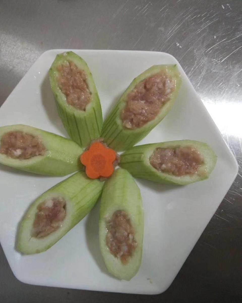 肉末蒸丝瓜
