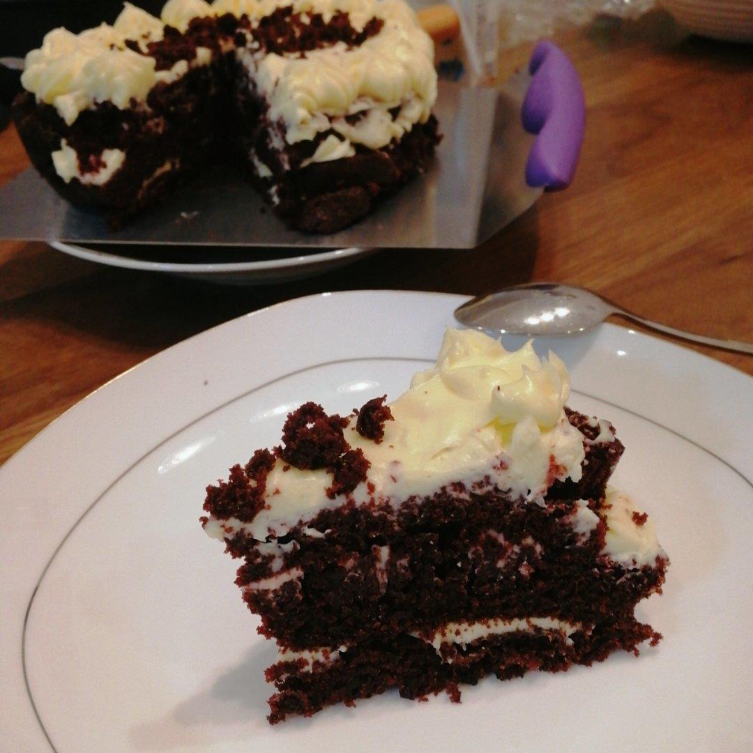 红丝绒杯子蛋糕（酸奶油Q弹版）Red velvet cupcake