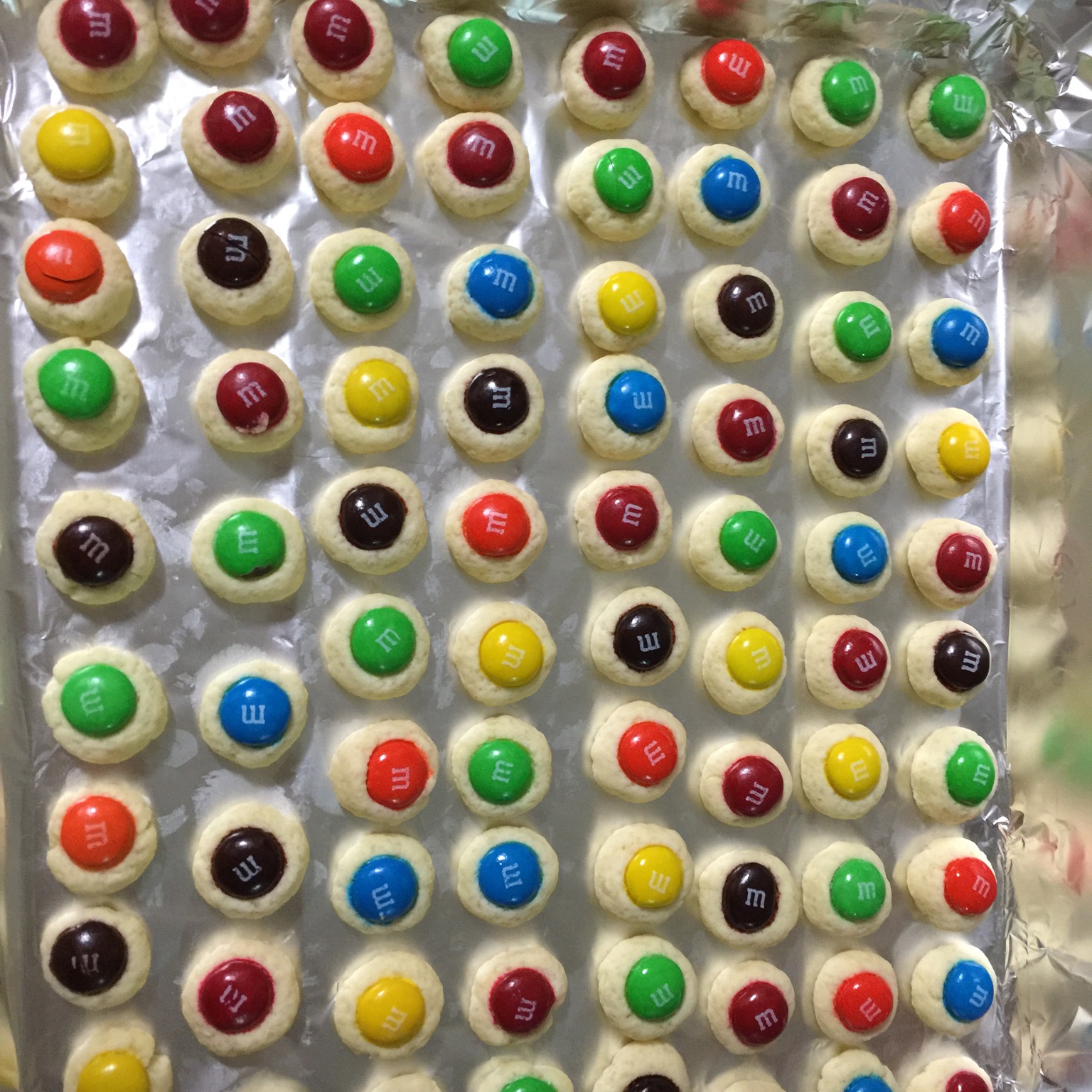 椰子味迷你MM豆曲奇小饼