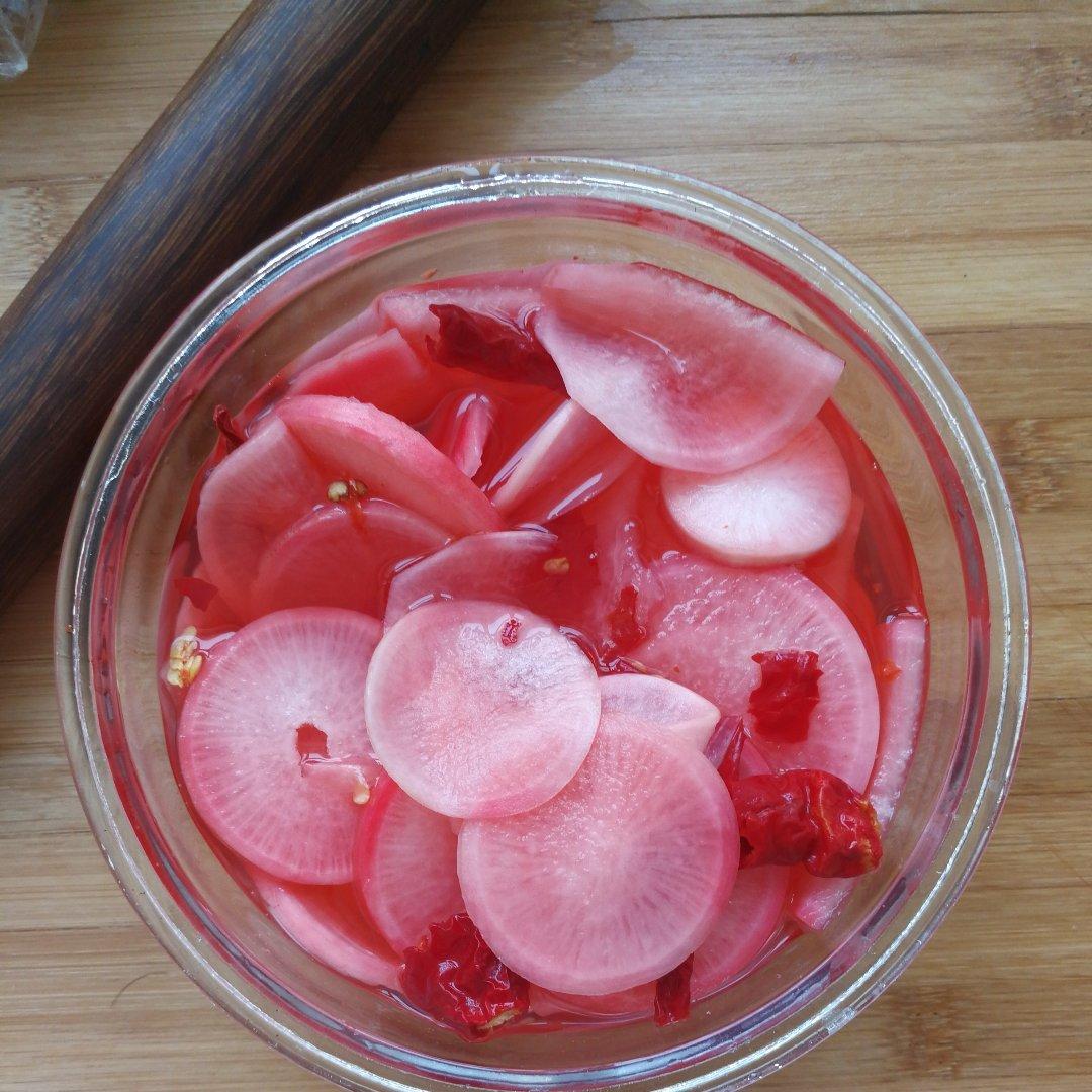 做过 脆腌水萝卜 做出来很脆,可是很酸,怎么