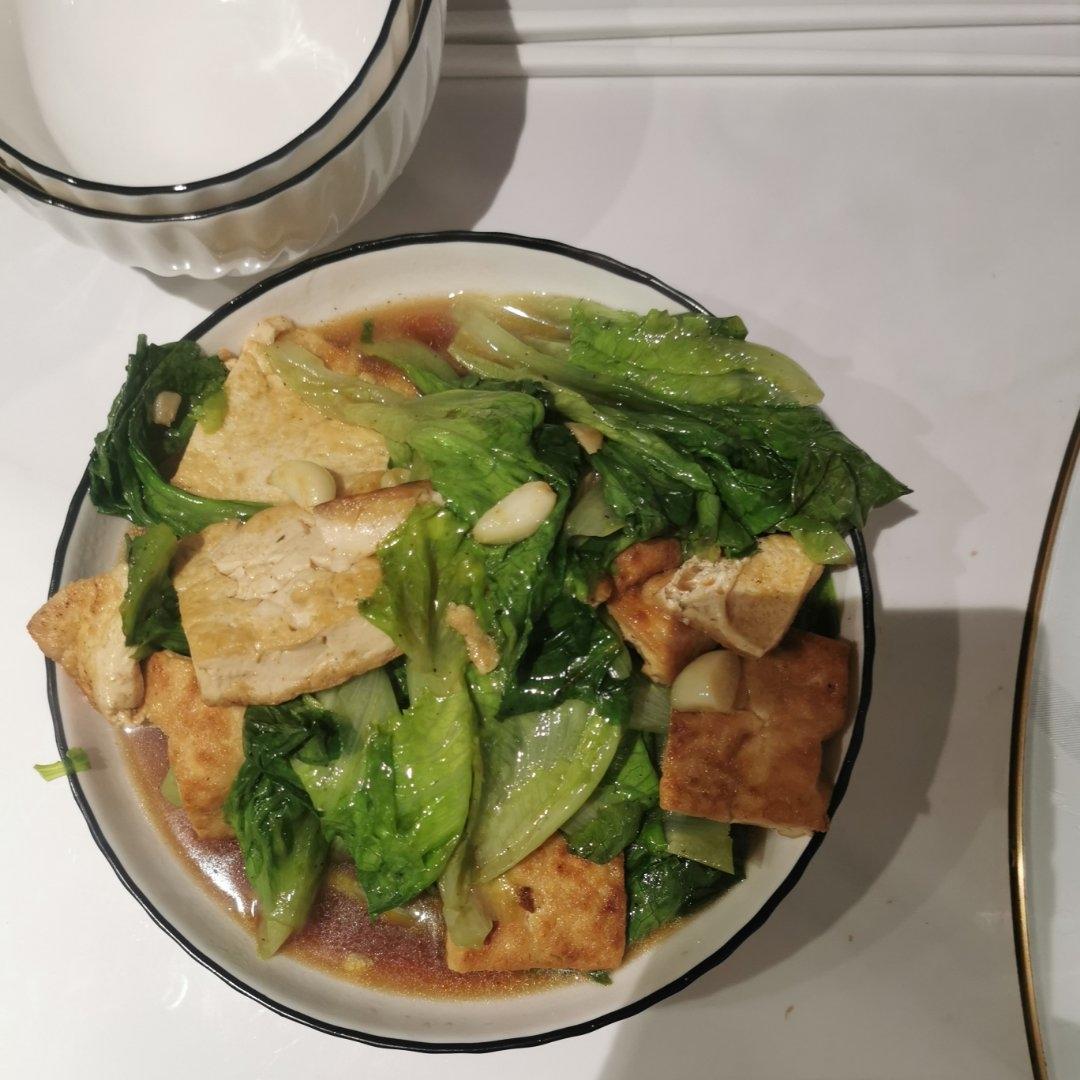 低脂生菜炒豆腐