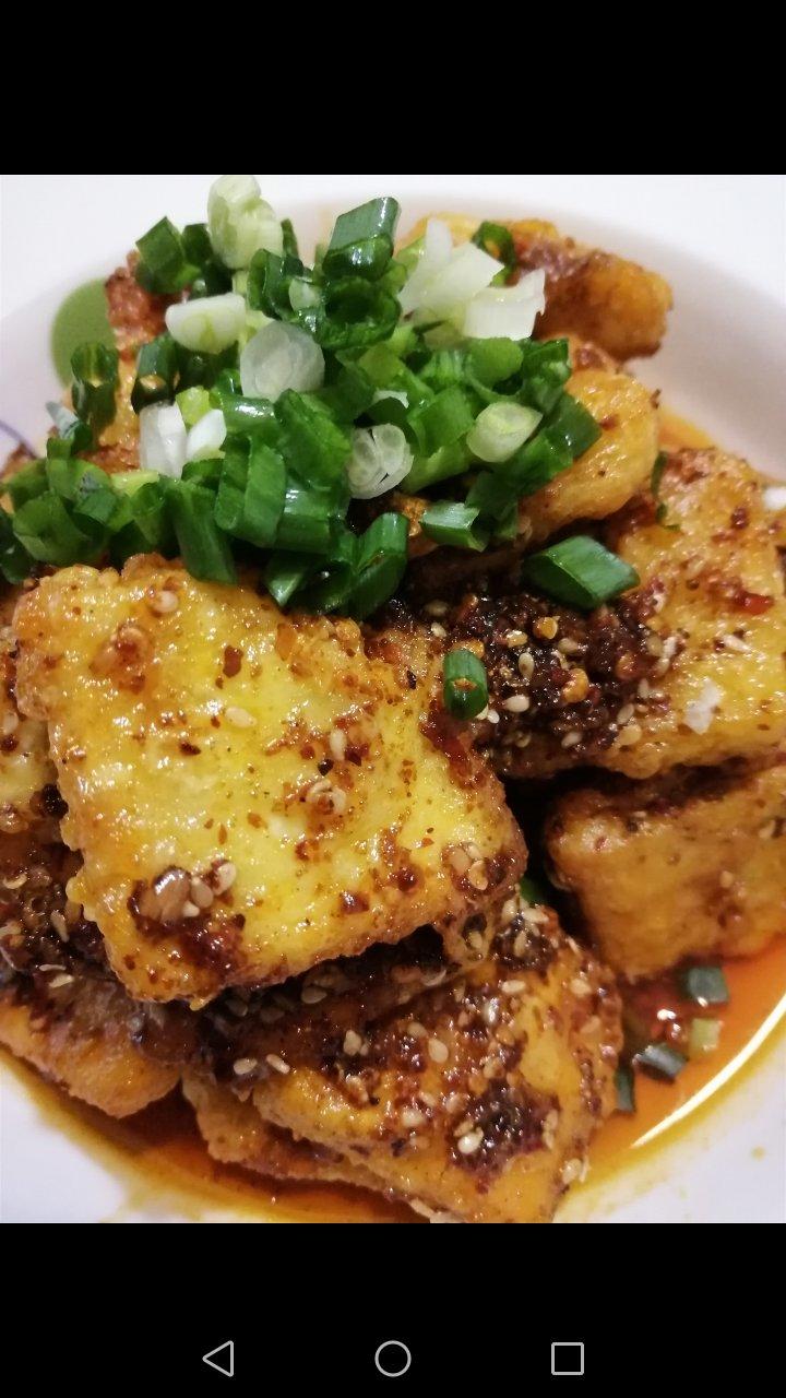 完胜路边摊：香煎孜然豆腐