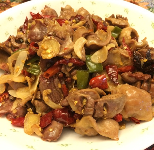 小米椒爆鸡胗