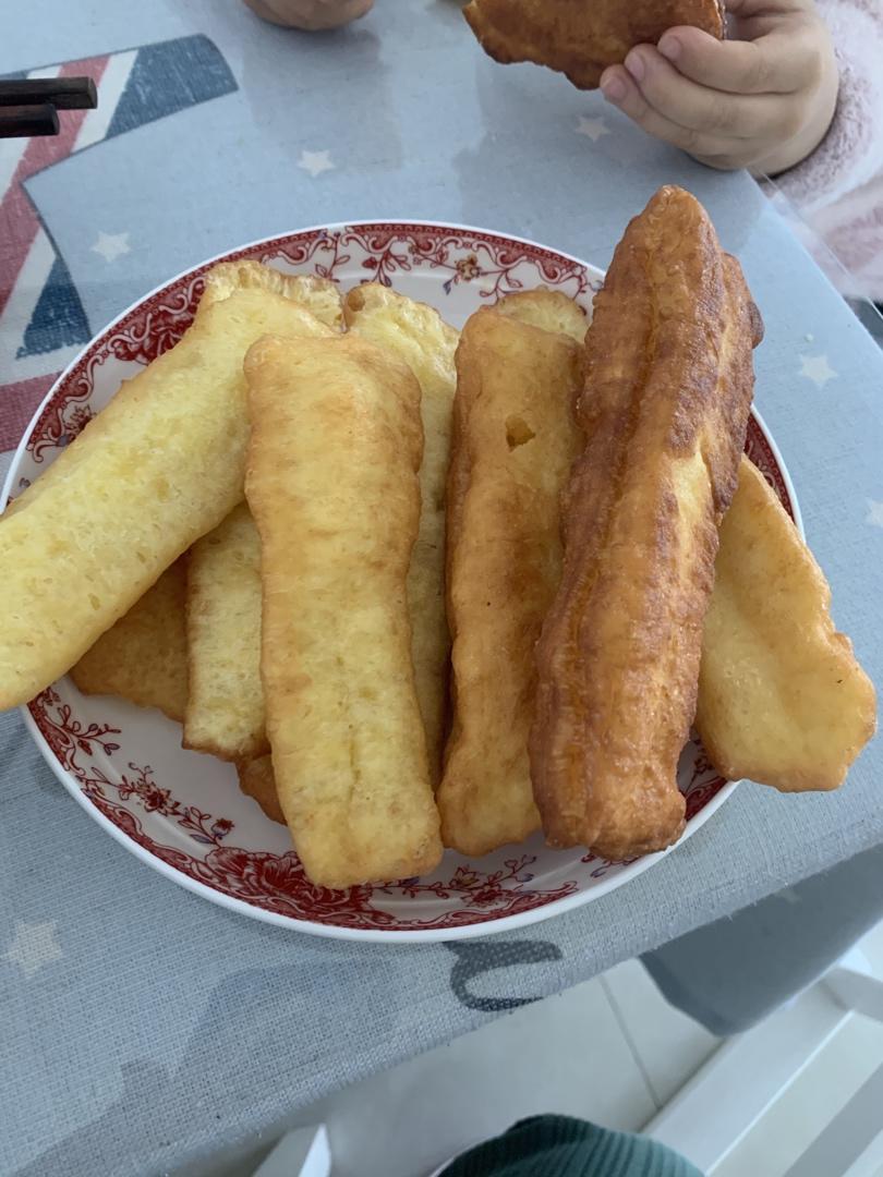 自制无泡打粉油条