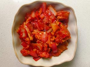 韩式五花肉泡菜拌饭（两人食）的做法 步骤6