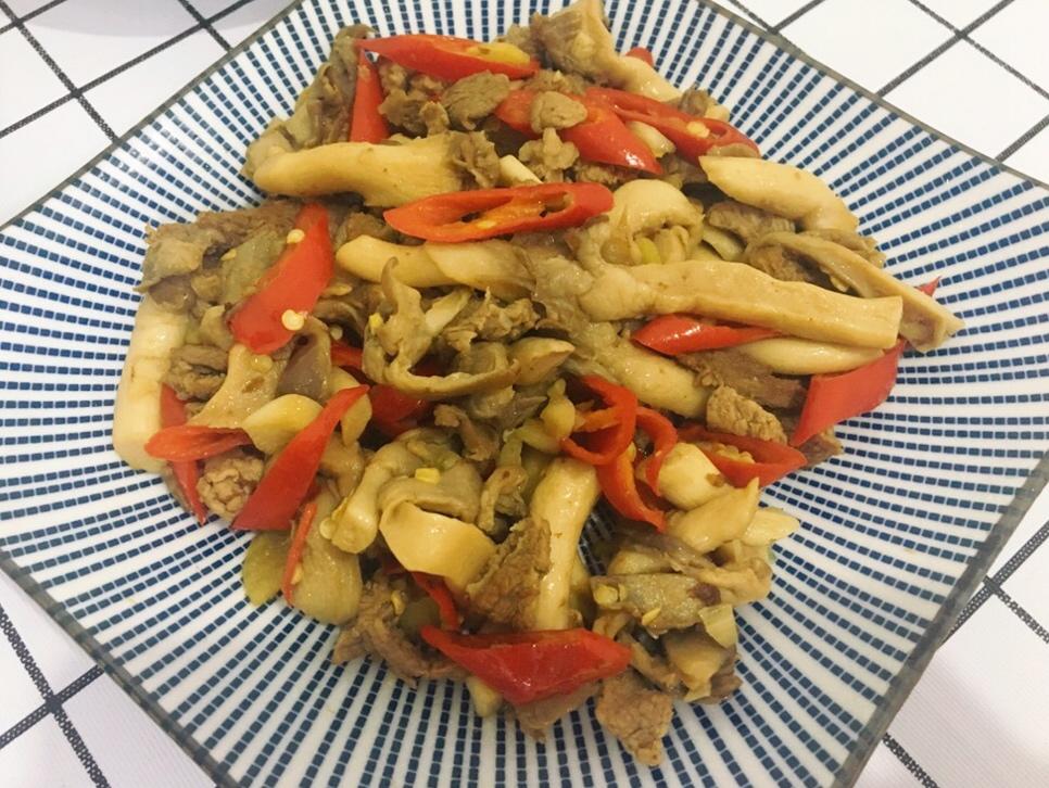 平菇/海鲜菇炒肉