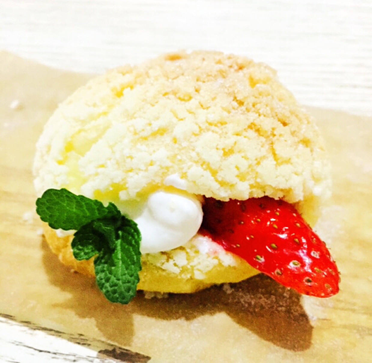 十分美味的酥皮泡芙