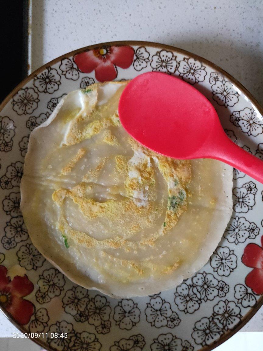 早餐鸡蛋饼 学生早餐必备 快手又营养 附细节视频详解