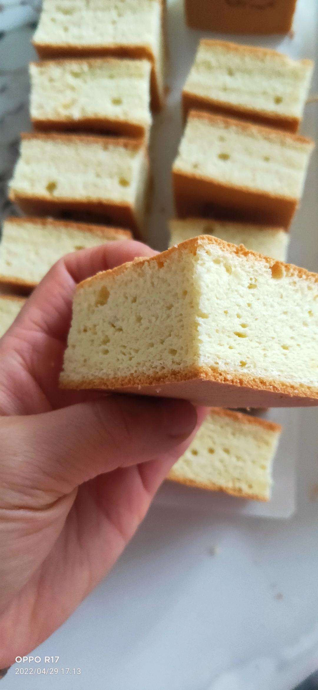 切块蛋糕（方块戚风），一次让你吃个够~