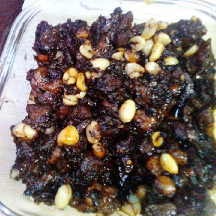 香辣豆豉牛肉酱（详细步骤）