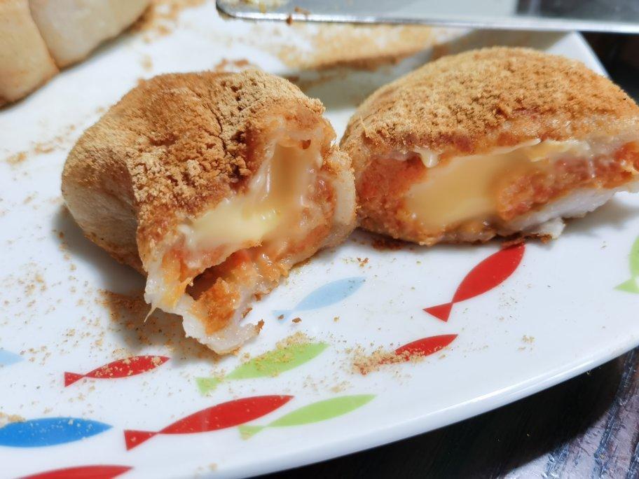 免烤箱❗️❗️一口暴浆的芝士红薯年糕