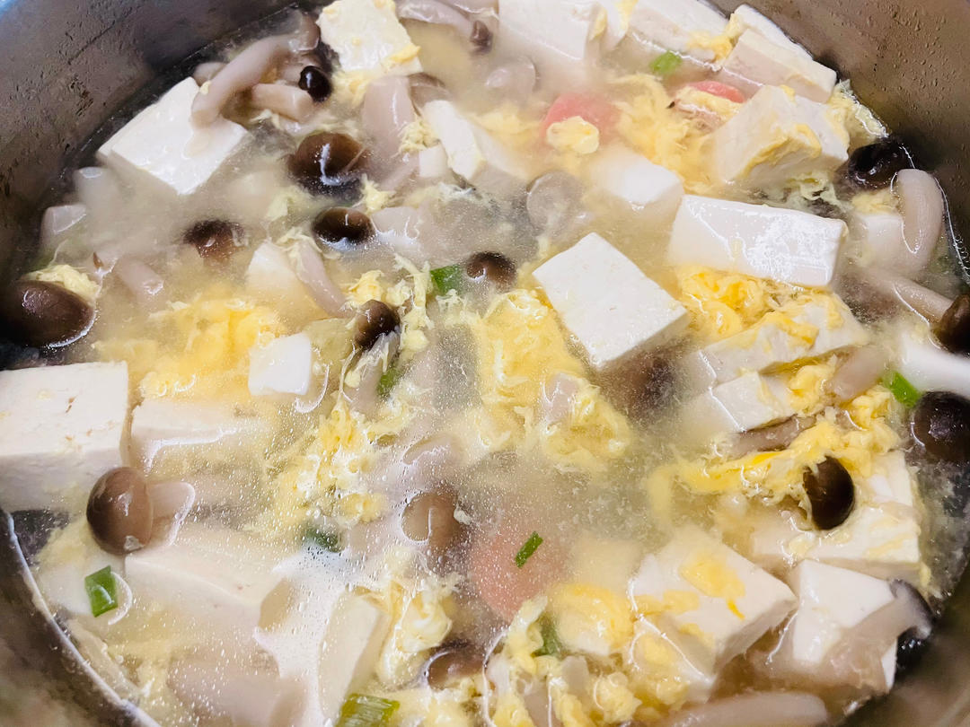 豆腐菌菇汤