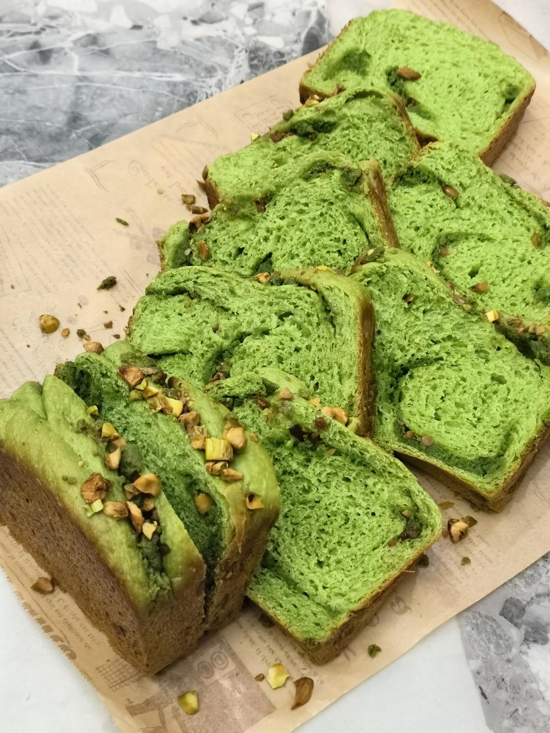 【直接法二发】开心果吐司🍞