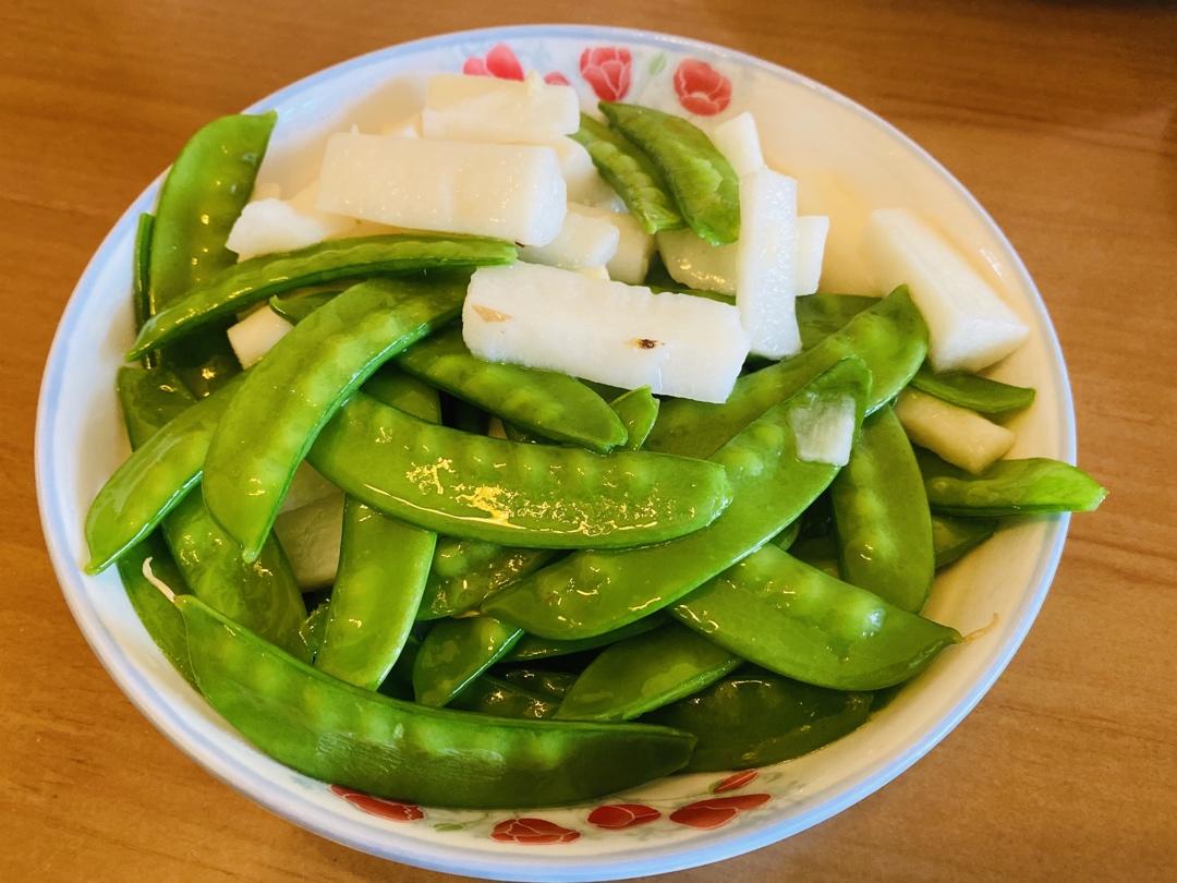 清炒山药荷兰豆