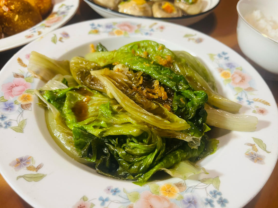 蚝油蒜蓉生菜
