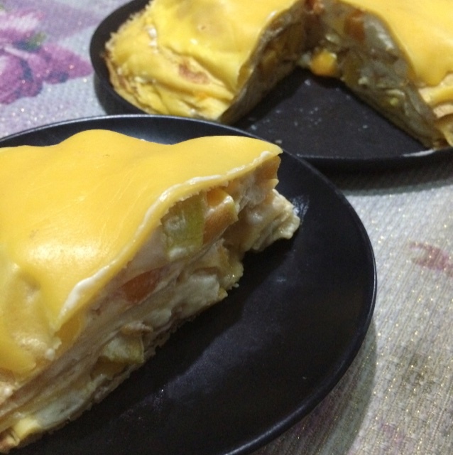 芒果千层蛋糕，100%成功告别煎皮无能