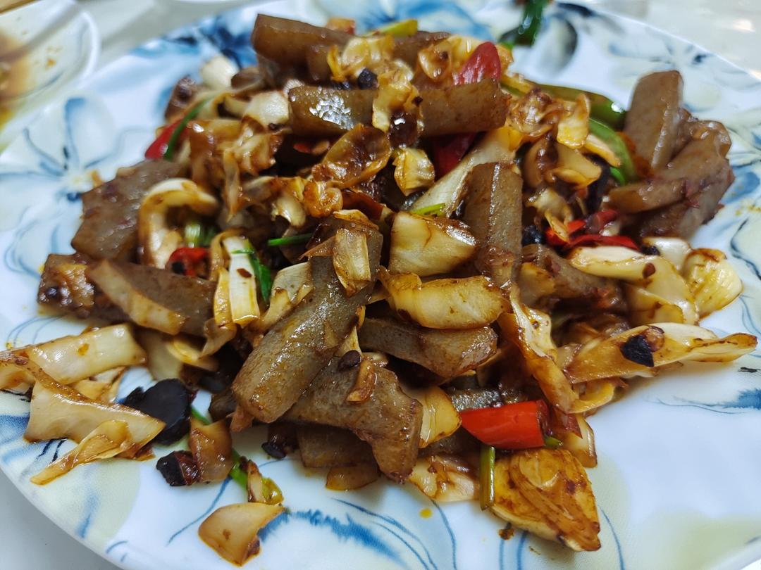 泡菜炒魔芋