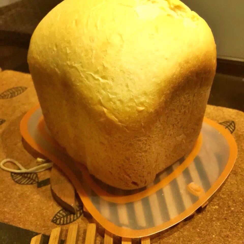 超级好吃的原味面包（面包机版）