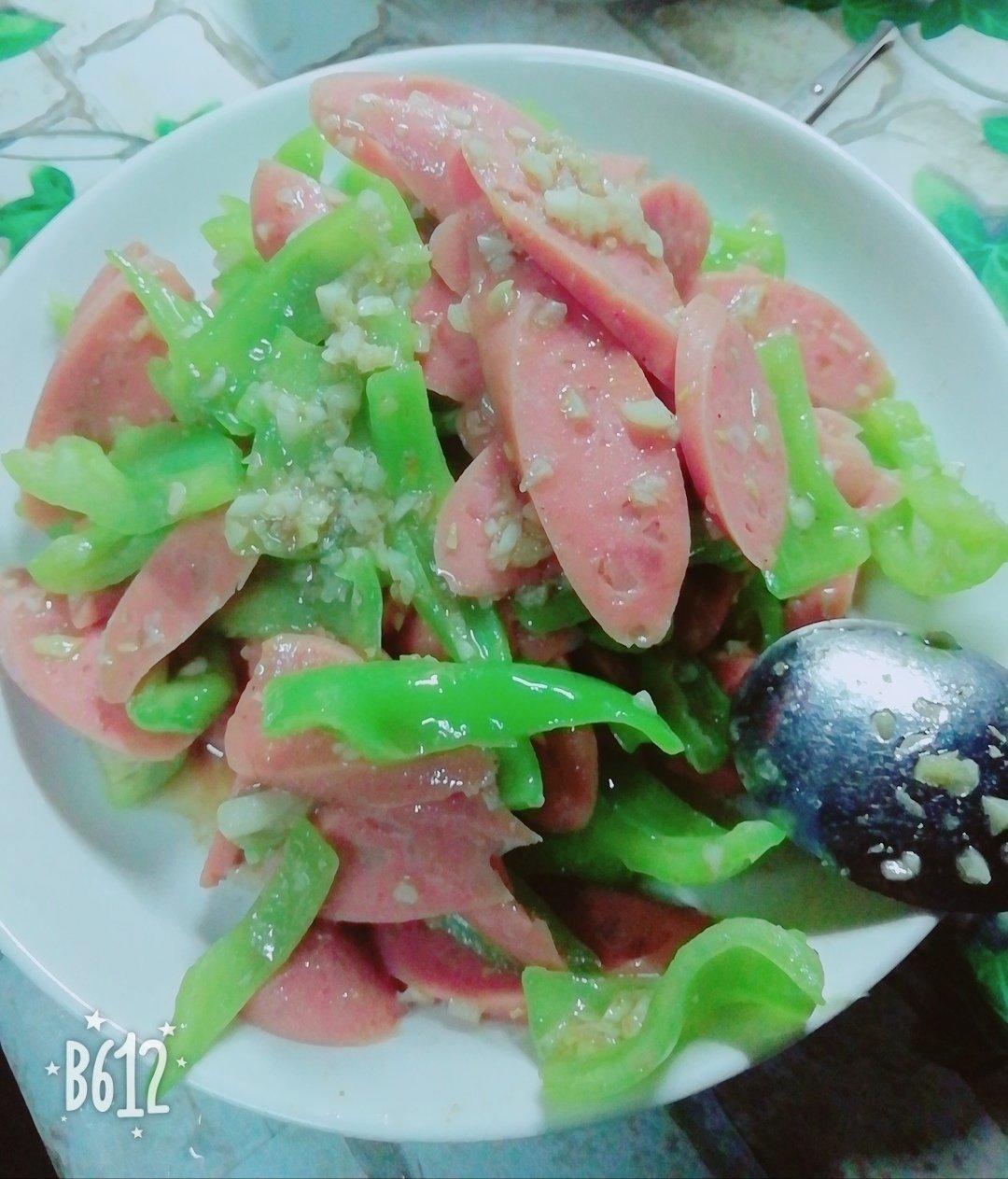 青椒炒香肠