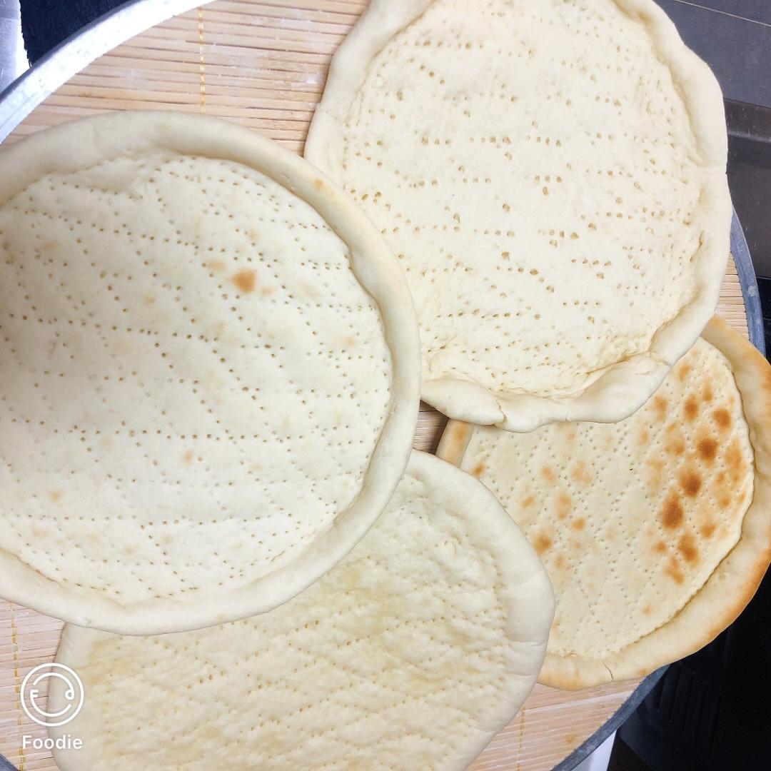 8寸披萨饼皮做法（🉑️厚🉑️薄，🉑️脆🉑️软）4张