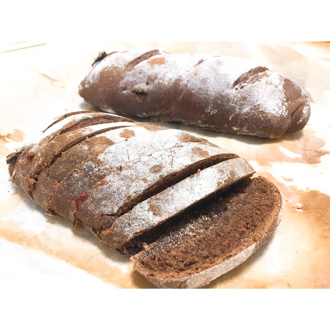 巧克力软欧包(无糖)
