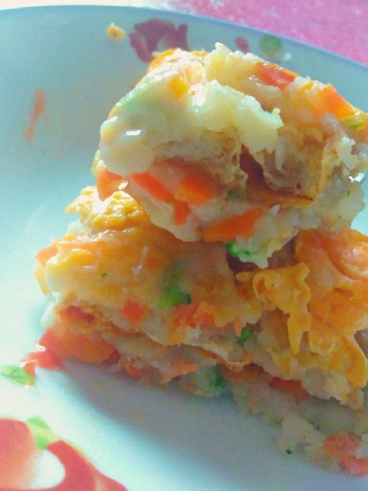 芝士火腿鸡蛋饼
