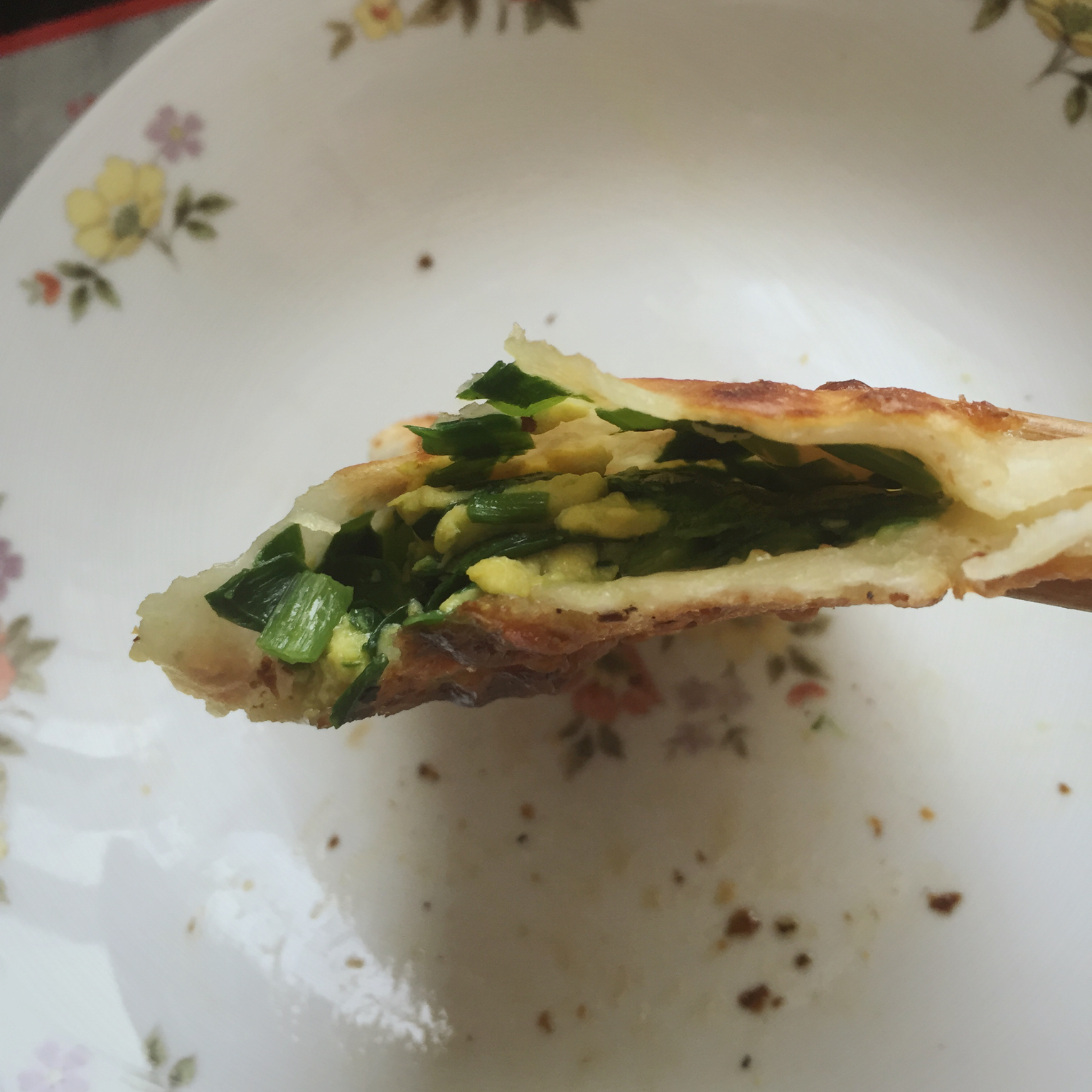 韭菜盒子 Chinese Leek and Egg Pasty