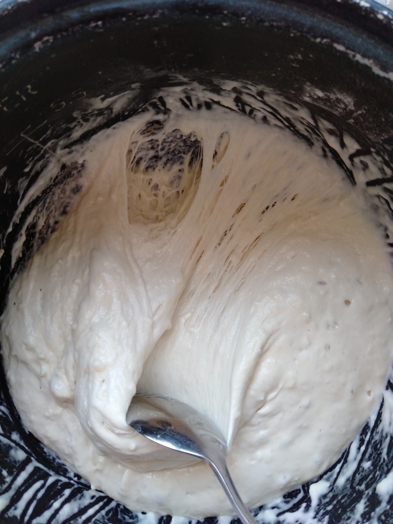 蒜香硬欧包（免揉冷藏发酵懒人面包）的做法 步骤12