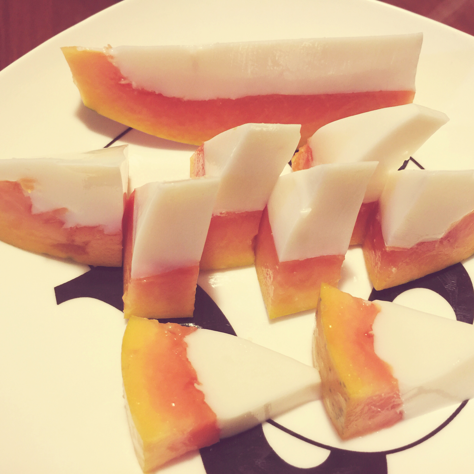 木瓜椰奶冻