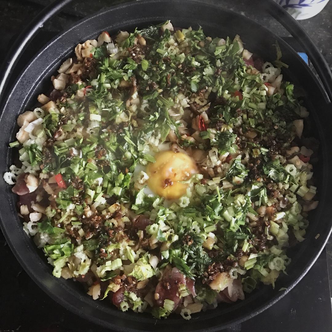 香肠煲仔饭