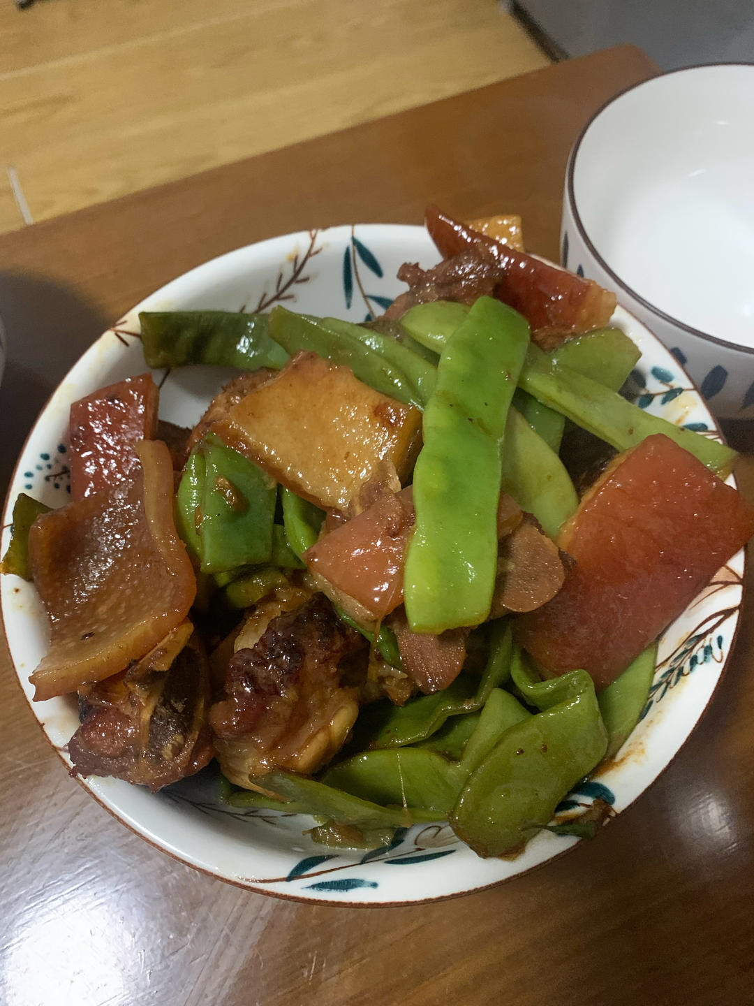 猪皮排骨炖豆角