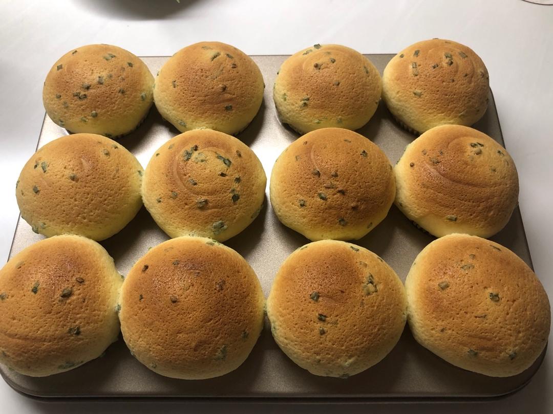 葱香肉松墨西哥面包（波兰种+烫种）