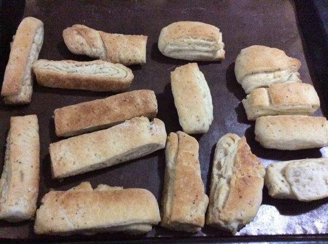 椒盐发面千层饼