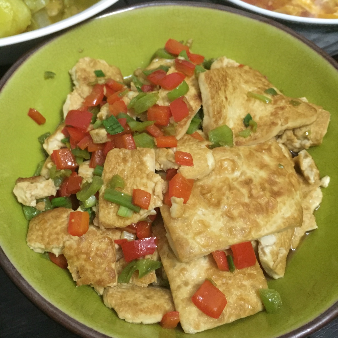 家常豆腐(彩椒版)