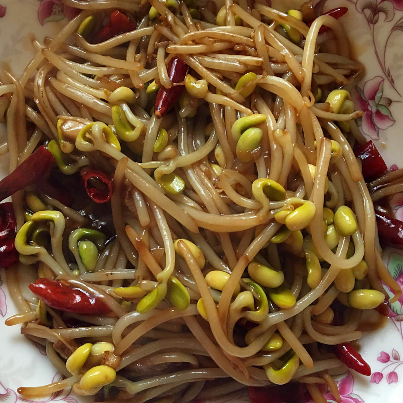 酸辣豆芽