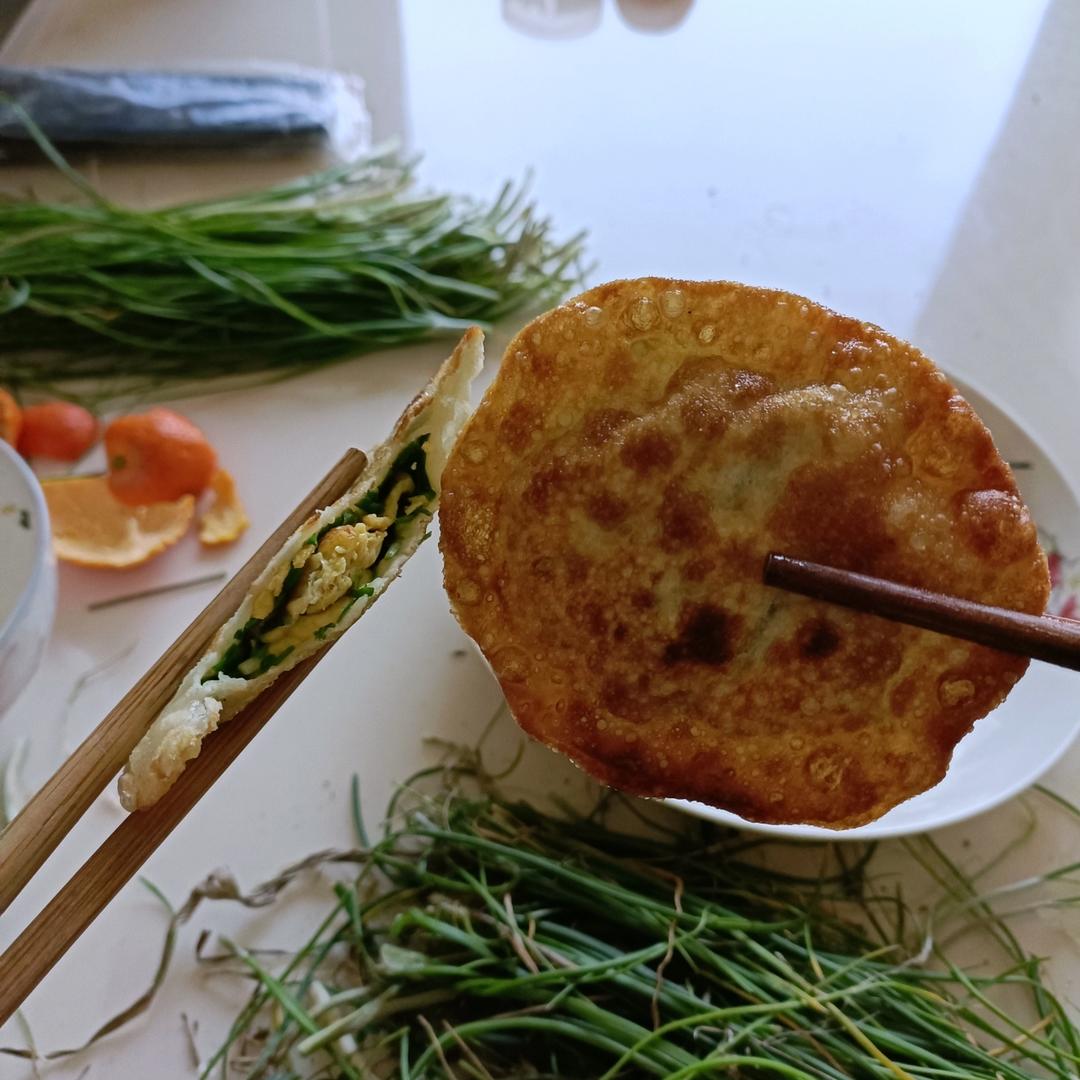 野小蒜饼（小时候的味道）
