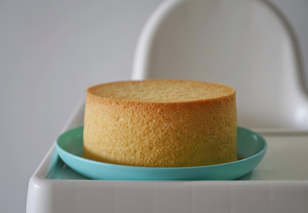 6寸原味戚风蛋糕
